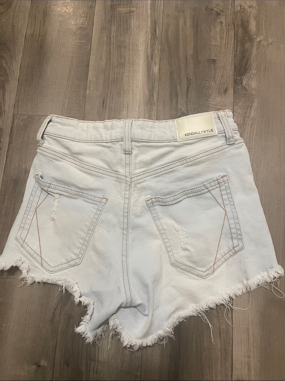 Kendall and Kylie Distressed Denim Short - Picture 3 of 3